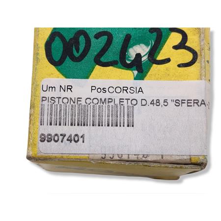 Pistone completo diametro 48,5 Sfera Zip, ricambio 9907401