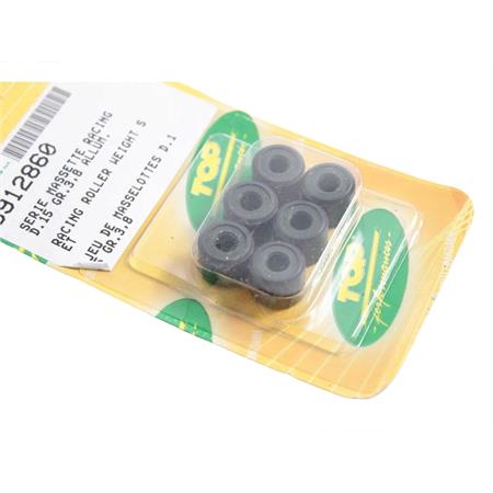 Kit rulli variatore 15x12 tpr di colore interno verde e peso grammi 3.8, ricambio 9912860
