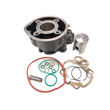 Motore gruppo termico Top Performance con diametro 40,3 mm e cilindrata 50 cc  per motori Minarelli AM345 e AM6 senza testa versione 1° serie con sedi OR ricavate nella parte superiore del cilindro, ricambio 9915430