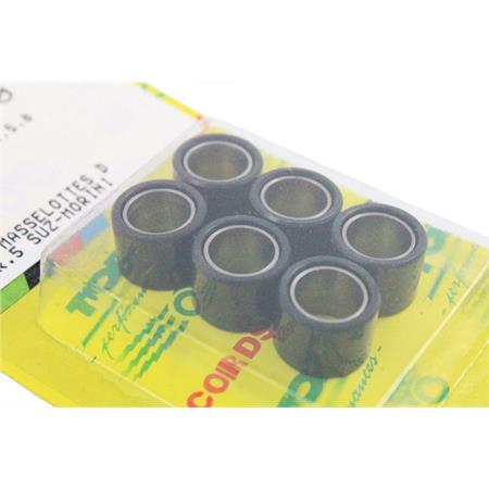 Kit rulli variatore 17x12 colore interno alluminio e peso grammi 5.0, ricambio 9919890