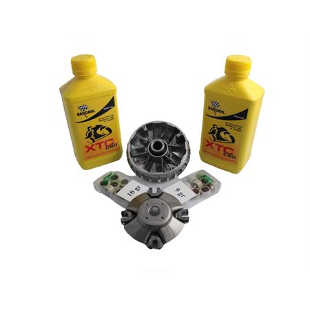 Variatore Variotop TPR per maxi scooter Yamaha Majesty 250 e 2 litri di olio motore Bardahl sintetico 10w40, ricambio 9923300OL
