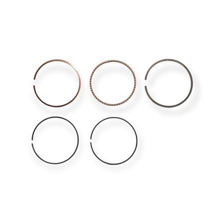 Fasce elastiche pistone diametro 49 mm per gruppo termico top Piaggio 4 tempi aria 80 cc, ricambio 9925550