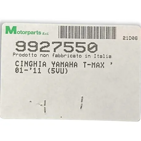 9927550 Cinghia di trasmissione Yamaha T-MAX 500 dal 2004  fino al 2011 (5vu)
