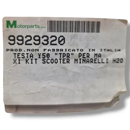 Testa scomposta diametro 50 per gruppo termico TPR per maxi kit scooter Minarelli raffreddamento a liquido, ricambio 9929320