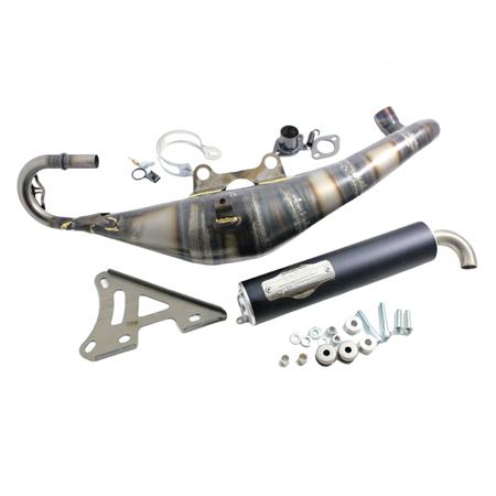 Marmitta top performance tpr gp per scooter Minarelli-Yamaha con motore orizzontale a liquido da abbinare ai gruppo termico top maxi kit tpr d, ricambio 9930140