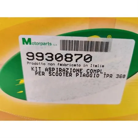 Kit aspirazione completo Tpr 360° Tm24 per scooter con motore Piaggio, ricambio 9930870