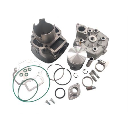 Motore gruppo termico Black Trophy diametro 48mm 75 cc con raffreddamento a liquido per scooter con motore Piaggio, ricambio 9931270