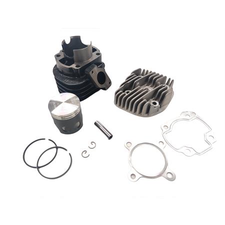Motore gruppo termico top performance modello black trophy in ghisa con diametro 47 mm (cilindrata 70 cc) per scooter con motore Minarelli orizzontale, ricambio 9931340