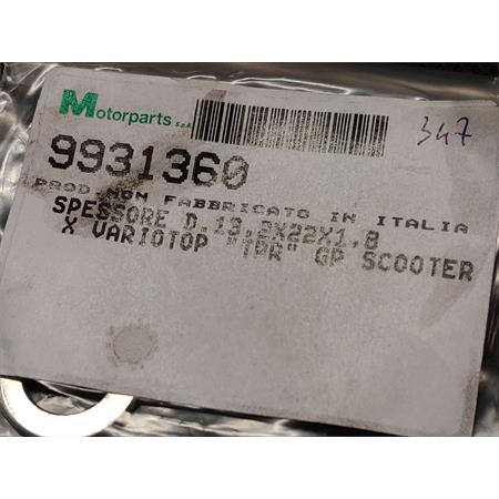 Spessore d.13,2x22x1,8 x variotop tpr, ricambio 9931360