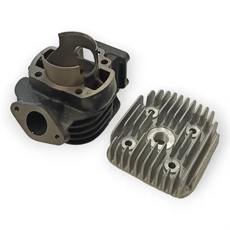 Motore gruppo termico TOP black trophy ghisa diametro 47 mm (70 cc) scooter Minarelli verticale Booster, ricambio 9931370