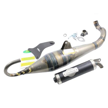 Marmitta scarico top Nardò 2 omologata per scooter con motore Minarelli orizzontale raffreddati ad aria e liquido, ricambio 9931440