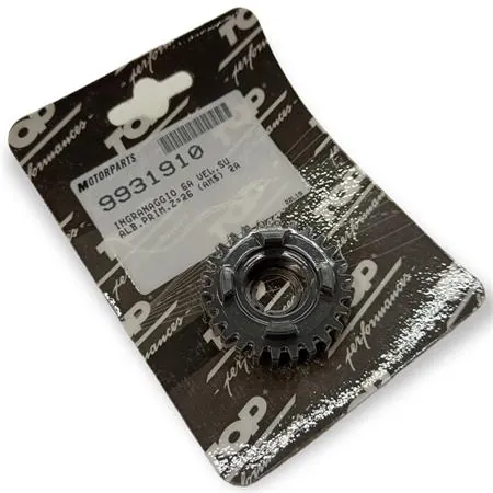 Ingranaggio 6a velocita' con rapporto allungato su albero primario z=26 per motori am6 2°serie, ricambio 9931910