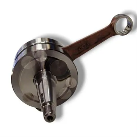 Albero motore TOP Performance TPR rinforzato corsa 39,3 mm e biella 80 mm per scooter con motore Piaggio raffreddati ad aria e liquido, ricambio 9934900