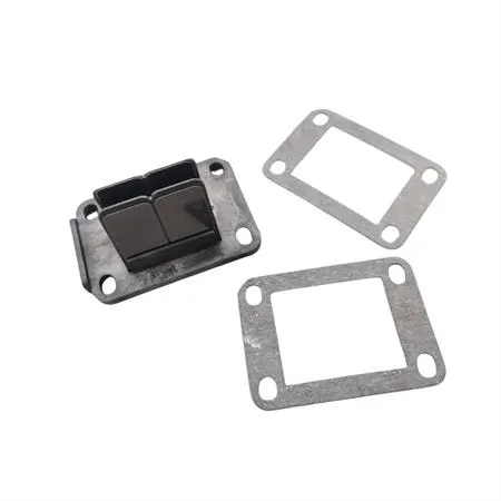 Valvola pacco lamellare Top in carbonio TPR di colore nero Tassinari a 8 petali per motori Minarelli Yamaha serie am345 e AM6 e Derbi tutte le versioni, ricambio 9937820