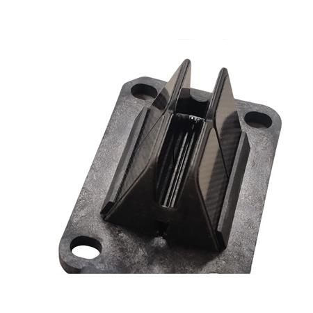 Valvola pacco lamellare Top in carbonio TPR di colore nero Tassinari a 8 petali per motori Minarelli Yamaha serie am345 e AM6 e Derbi tutte le versioni, ricambio 9937820