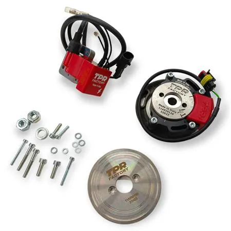 99ARI0100 Accensione a rotore interno Top Performance TPR Factory per motori Minarelli AM6 1° e 2° serie e motori Derbi tutte le versioni D50B0, EBS050, EBE050