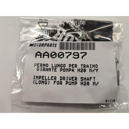 Perno lungo per traino girante pompa h20, ricambio AA00797
