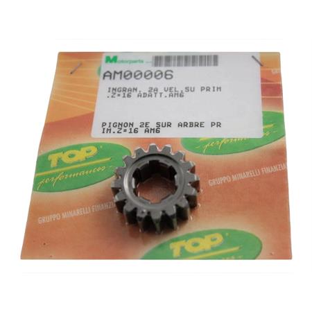 Ingranaggio 2° velocità su primario z=16, ricambio AM00006