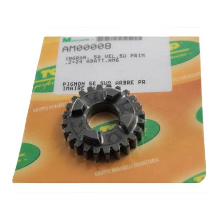 Ingranaggio 5° velocità su primario z=24, ricambio AM00008