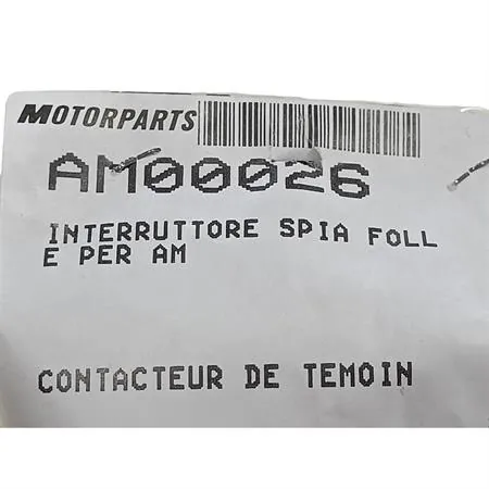 Interruttore spia folle per am, ricambio AM00026
