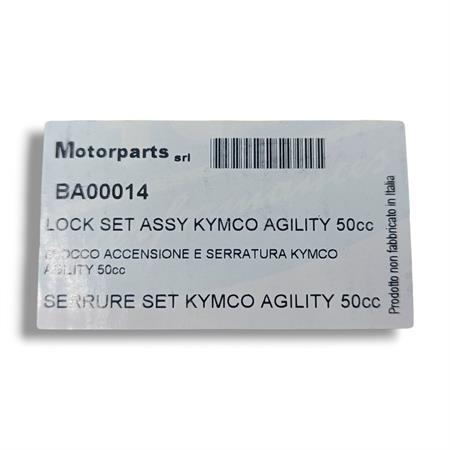 Blocchetto accensione e serratura Kymco Agility 50 cc., ricambio BA00014