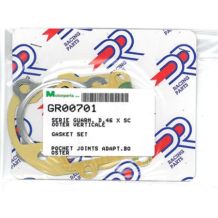 Guarnizioni smeriglio DR per gruppo termico Minarelli verticale Booster diametro 47 mm raffreddato ad aria, ricambio GR00701