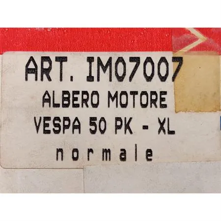 Albero motore DR per Vespa 50 PK-xl normale, ricambio IM07007