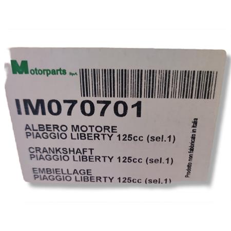 Albero motore Piaggio liberty 125cc, ricambio IM070701