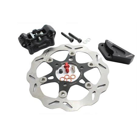 Kit disco oversize diametro 220 con pinza Jog r, ricambio KC003