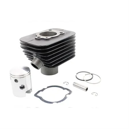 KT00004 Motore gruppo termico DR completo di pistone per ciclomotori Piaggio Ciao, Si, Boxer, Bravo e Grillo, con diametro 38,4 mm e spinotto da 12 mm
