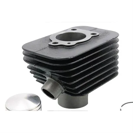 Motore gruppo termico DR completo di pistone, per ciclomotori Piaggio Ciao, Si, Boxer, Bravo e Grillo con diametro 38,4 mm e spinotto 10 mm, ricambio KT00005