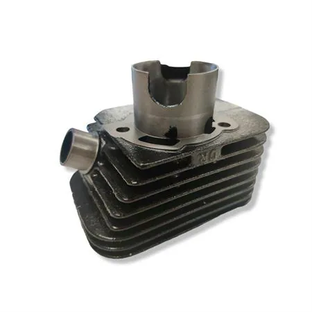 KT00066 Motore gruppo termico completo di pistone diametro 43 mm (cilindrata 60 cc) e spinotto diametro 12mm per Piaggio Ciao, Si, Bravo, Boxer, Grillo