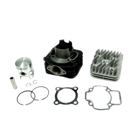 Motore gruppo termico in kit ghisa completo di testa per scooter con motore Piaggio Gilera raffreddato ad aria diametro 48 mm, ricambio KT00086