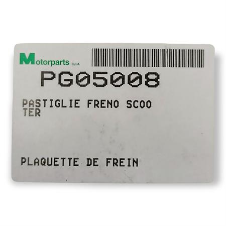Pastiglie freno Top Performance (pasticche), per Malaguti- centro 50 anteriore- Piaggio- free, ricambio PG05008