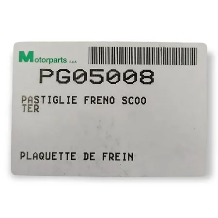 PG05008 Pastiglie freno Top Performance (pasticche), per Malaguti- centro 50 anteriore- Piaggio- free