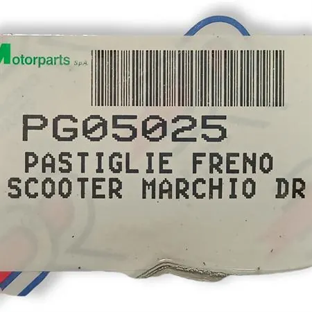 PG05025 Pastiglie freno Top Performance (pasticche) per Kymco- grand Dink 250cc. Posteriore (pasticche)
