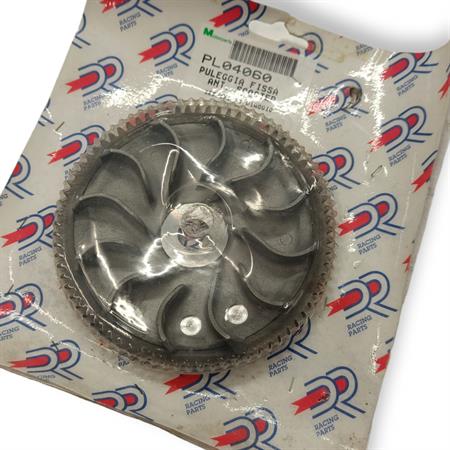 Semipuleggia fissa anteriore dr per maxi scooter con motore Piaggio Gilera 125 4t e 150 4t, ricambio PL04060