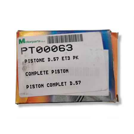 Pistone dr  diametro 57 vespa 125 et3 primavera, ricambio PT00063