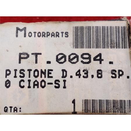 Pistone d.43,8 sp.10 ciao-si, ricambio PT0094