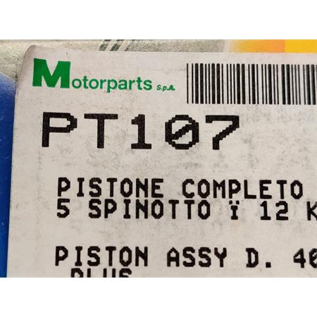 Pistone completo d. 40.5 spinotto 12 kee, ricambio PT107