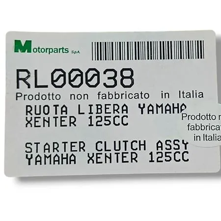 RL00038 Ruota libera avviamento elettrico maxi scooter Yamaha xenter 125 e 150 cc  4 tempi