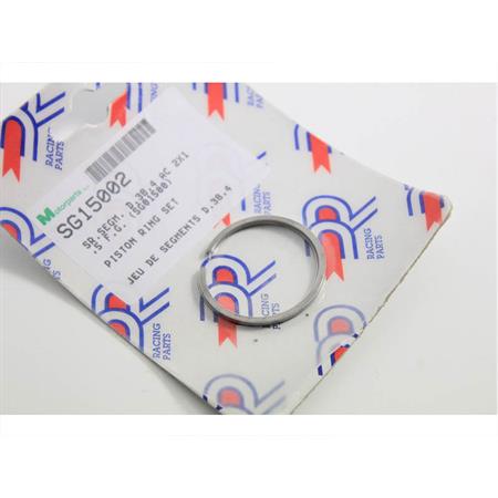 Fasce elastiche pistone con diametro 38,4 mm ac 2x1.5 foro grano cilindrata 50 cc, ricambio SG15002