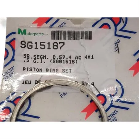 SG15187 Segmento fasce elastiche pistone d.57,4 ac 4x1,5 g.i. (sg01515)