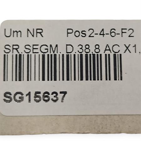 Fasce elastiche pistone con diametro 38.8 mm ac x 1,5 - al x2 (ex mnsg01610) per motori montati su ciclomotori Piaggio Ciao, Si, Bravo, Boxer, Grillo, ricambio SG15637