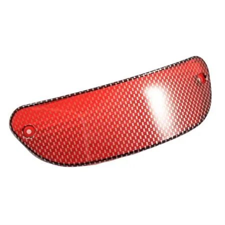Vetro gemma fanale posteriore stop di colore rosso look carbonio per scooter Peugeot  speedfight, ricambio T206521