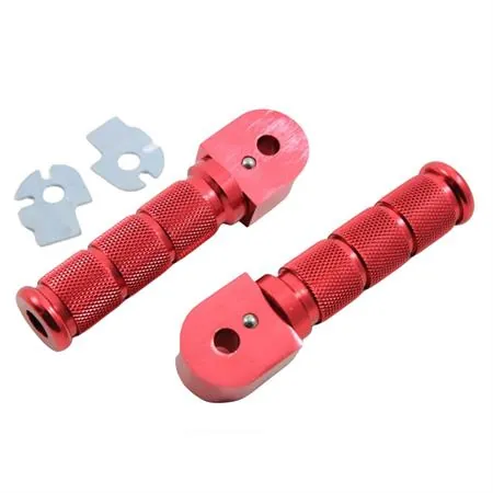 Riposa piedi posteriori alluminio speedfight rosso, ricambio T360027