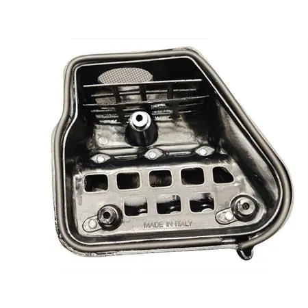 Coperchio scatola filtro UFO con aperture maggiorate per motori Yamaha e Minarelli orizzontali raffreddati ad aria e liquido con scatola filtro originale, ricambio SC06007001