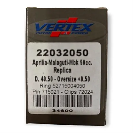 22032050 Pistone Aprilia diametro 40.5 mm bifascia (Vertex)