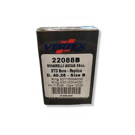 Pistone vertex minarelli am6 d.40,26 b, ricambio 22088B