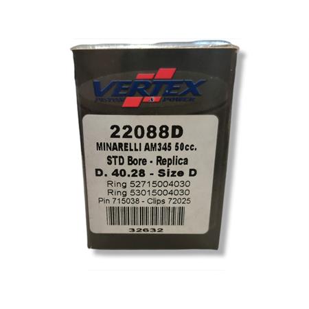 Pistone vertex minarelli am6 d.40,28 d, ricambio 22088D